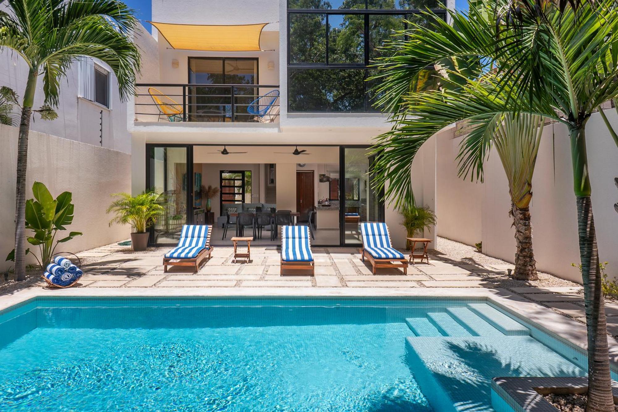 Wonderful Tropical Home 3Br, Garden, Private Pool. Tulum Extérieur photo