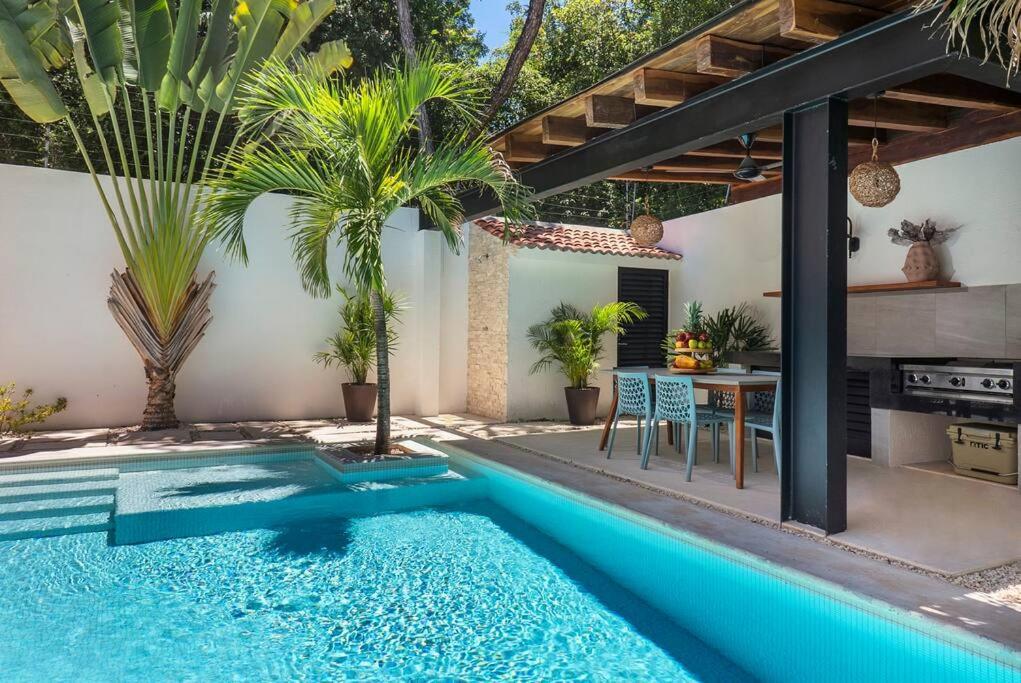Wonderful Tropical Home 3Br, Garden, Private Pool. Tulum Extérieur photo
