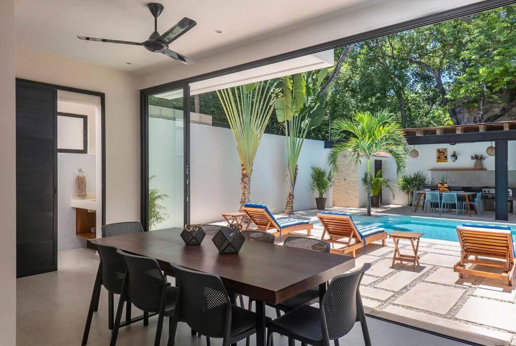 Wonderful Tropical Home 3Br, Garden, Private Pool. Tulum Extérieur photo